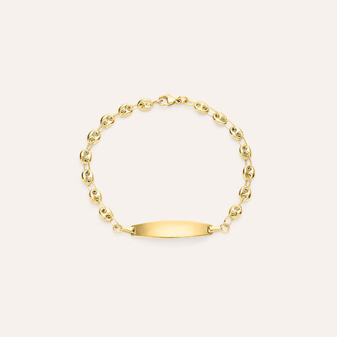 Bracciale Con Targhetta Holy Oro Giallo - Bracciali con Incisione Bambino | Stroili