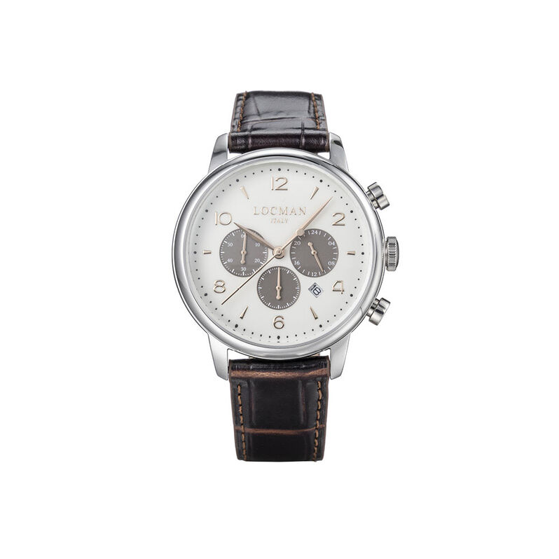 Orologio Al Quarzo Locman 1960 0254a05r-00avgy2pt - Orologi con Datario Uomo | Stroili