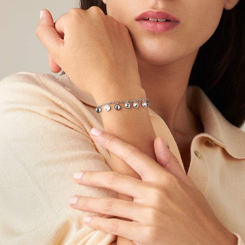 Bracciale Sunrise Acciaio Cristallo - Bracciali Donna | Stroili