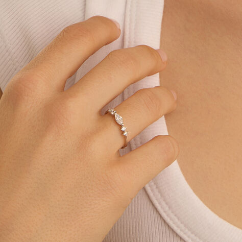 Anello Riviere Claire Oro Bianco Cubic Zirconia - Anelli Riviere Donna | Stroili