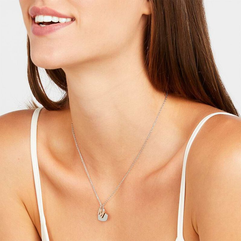 Collana Sunrise Acciaio Bicolore Bianco / Rosa - Collane Donna | Stroili