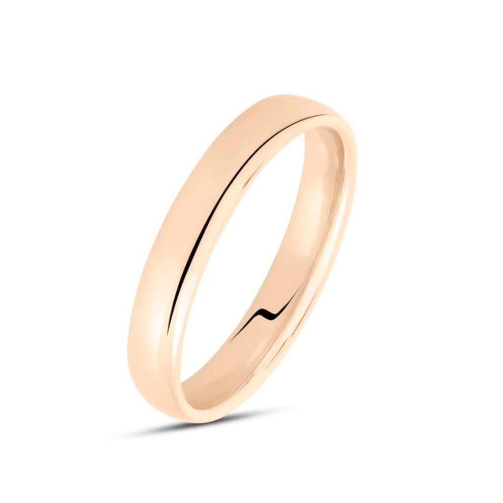 Fede Comoda 4 mm Oro Rosa