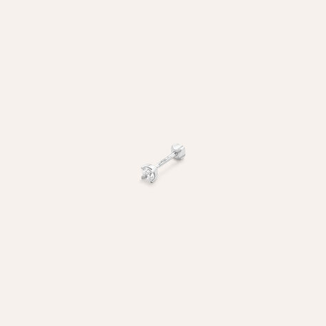 Piercing Orecchio Punto Luce Tragus Helix Conch Ear Shine Oro Bianco Cubic Zirconia - Piercing Orecchio Donna | Stroili