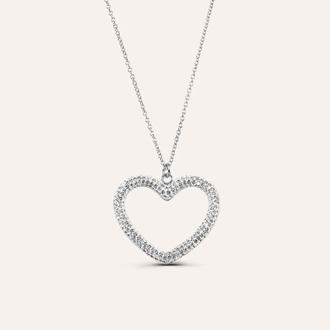 Collana Aura Acciaio Cristallo - Collane Donna | Stroili