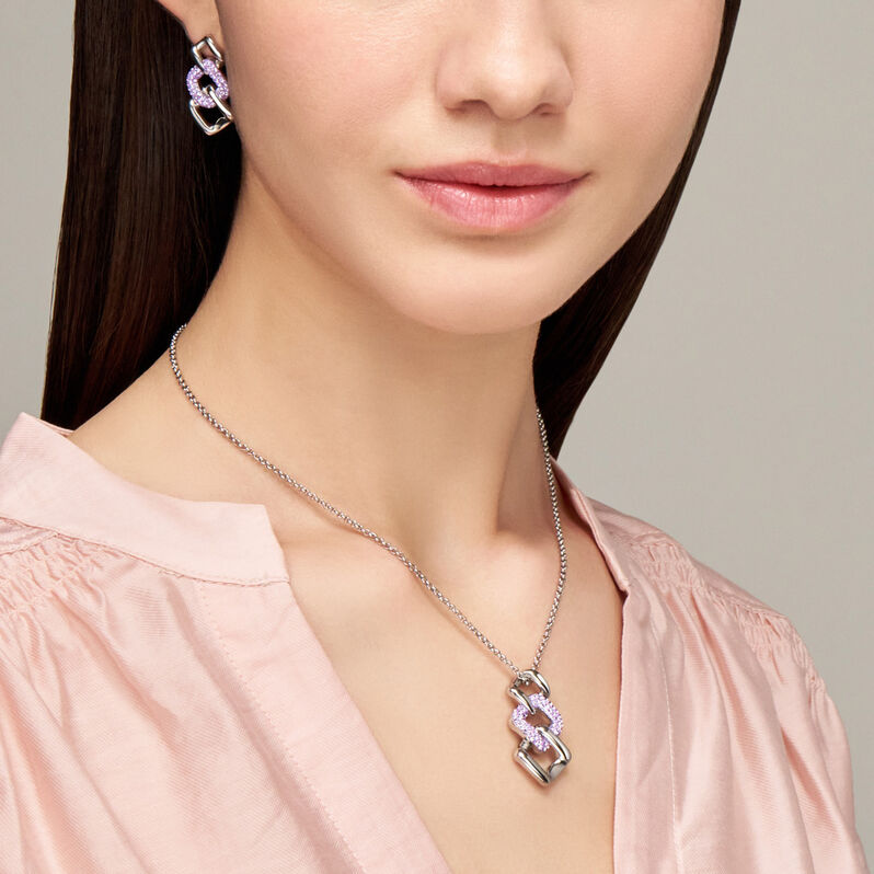 Collana Aura Acciaio Cristallo - Collane Donna | Stroili