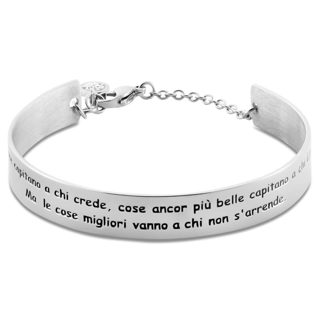 Bangle Sunrise Acciaio Cristallo