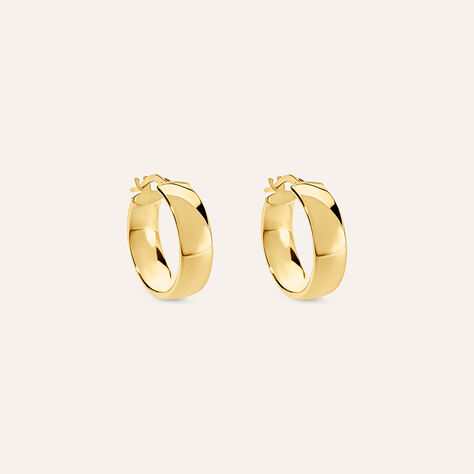Orecchini A Cerchio Toujours Oro Giallo - Orecchini a Cerchio Donna | Stroili