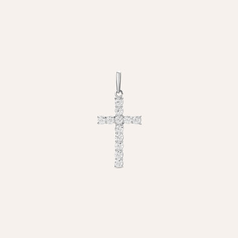 Pendente Holy Oro Bianco Cubic Zirconia - Gioielli Donna | Stroili
