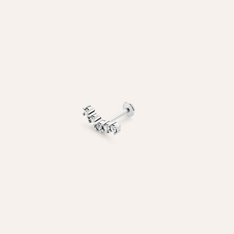 Piercing Orecchio Moonlight Titanio Bianco Cubic Zirconia - Gioielli Donna | Stroili