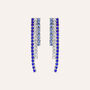 Orecchini Pendenti Tennis Romantic Shine Metallo Cristallo