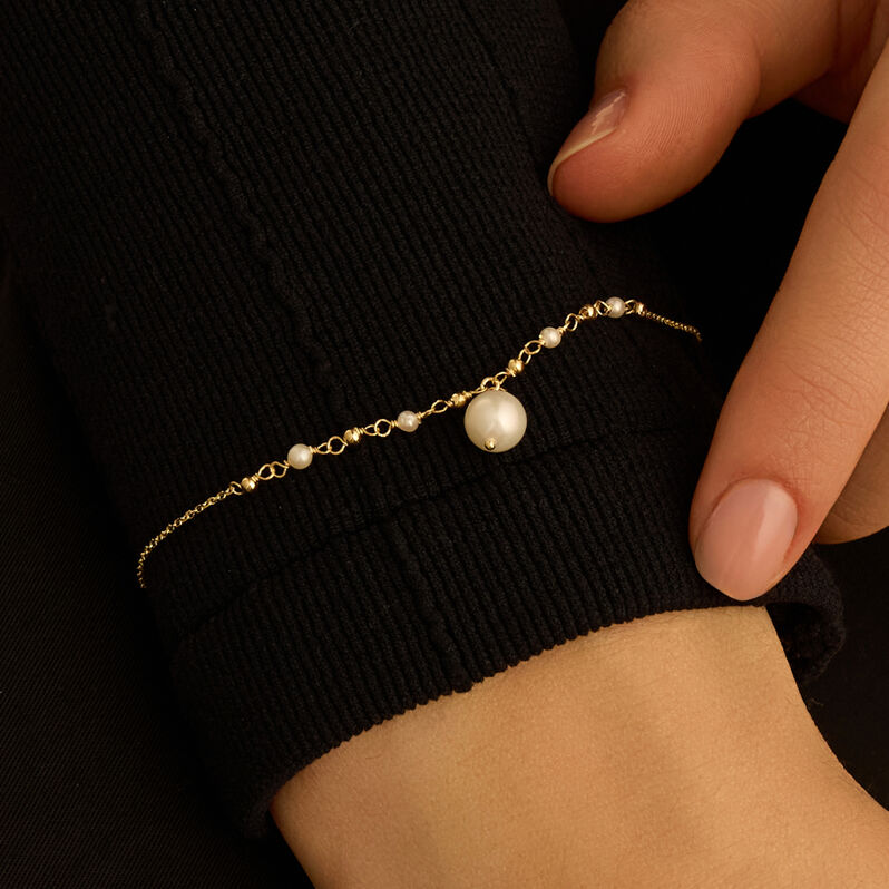 Bracciale Gabrielle Oro Giallo Perla D'Acqua Dolce - Bracciali Donna | Stroili