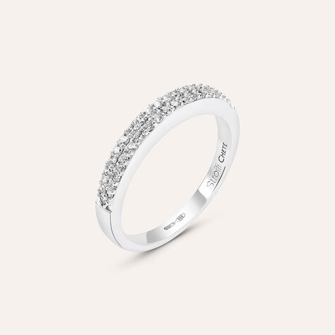 Anello Fascia Silver Elegance Argento Rodiato Cubic Zirconia - Anelli con Pietre Donna | Stroili