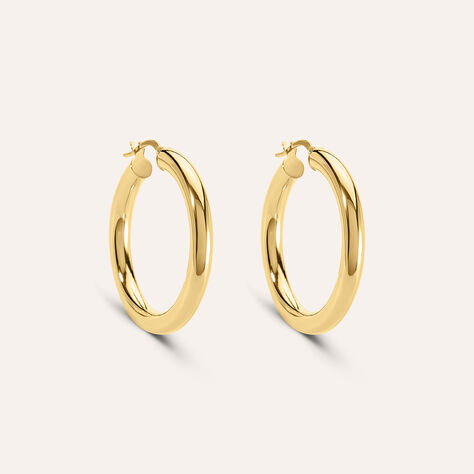 Orecchini A Cerchio Toujours Oro Giallo - Orecchini a Cerchio Donna | Stroili