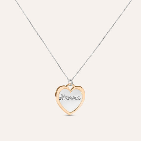 Collana Silver Collection Argento Bicolore Bianco / Rosa - Collane Donna | Stroili