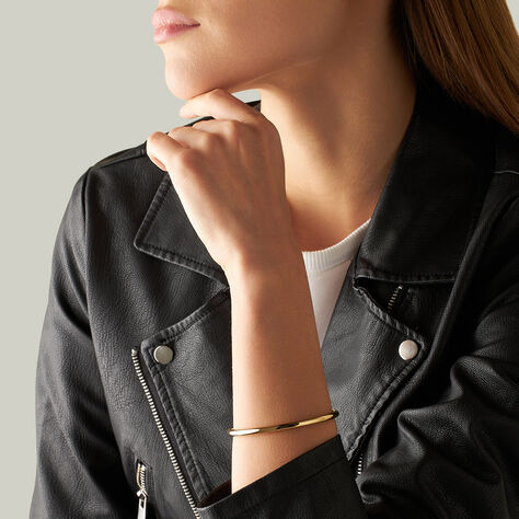 Bangle Radiance Acciaio Dorato - Bracciali Rigidi Donna | Stroili