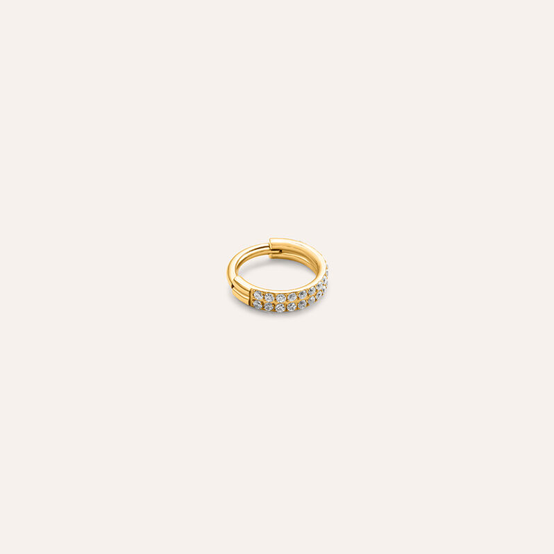 Piercing Orecchio Radiance Titanio Giallo Cubic Zirconia - Gioielli Unisex | Stroili