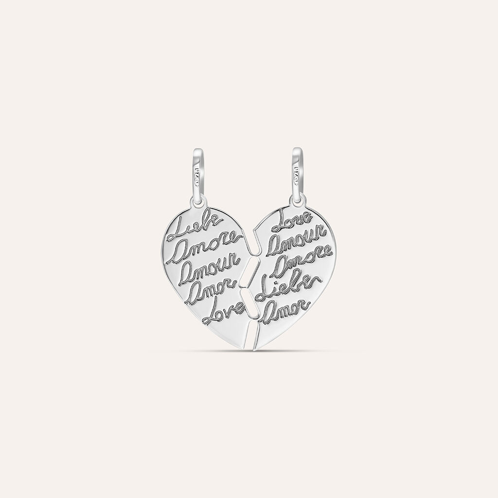 Pendente Silver Collection Argento Rodiato