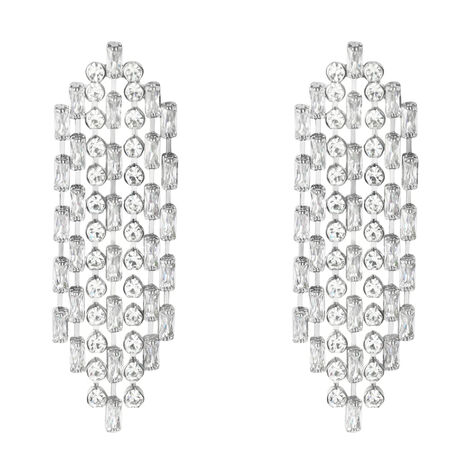 Orecchini Pendenti Romantic Shine Metallo Cristallo - Orecchini Pendenti Donna | Stroili