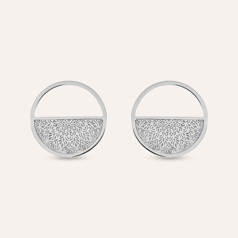 Orecchini Lobo Aura Acciaio - Orecchini a Lobo Donna | Stroili