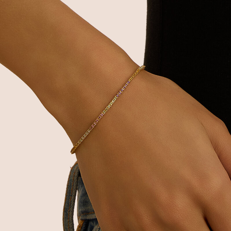 Bracciale Amélie Oro Giallo Ametista Citrino Topazio Tormalina Peridoto - Bracciali Donna | Stroili