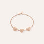 Bracciale Aura Acciaio Rosa Cristallo
