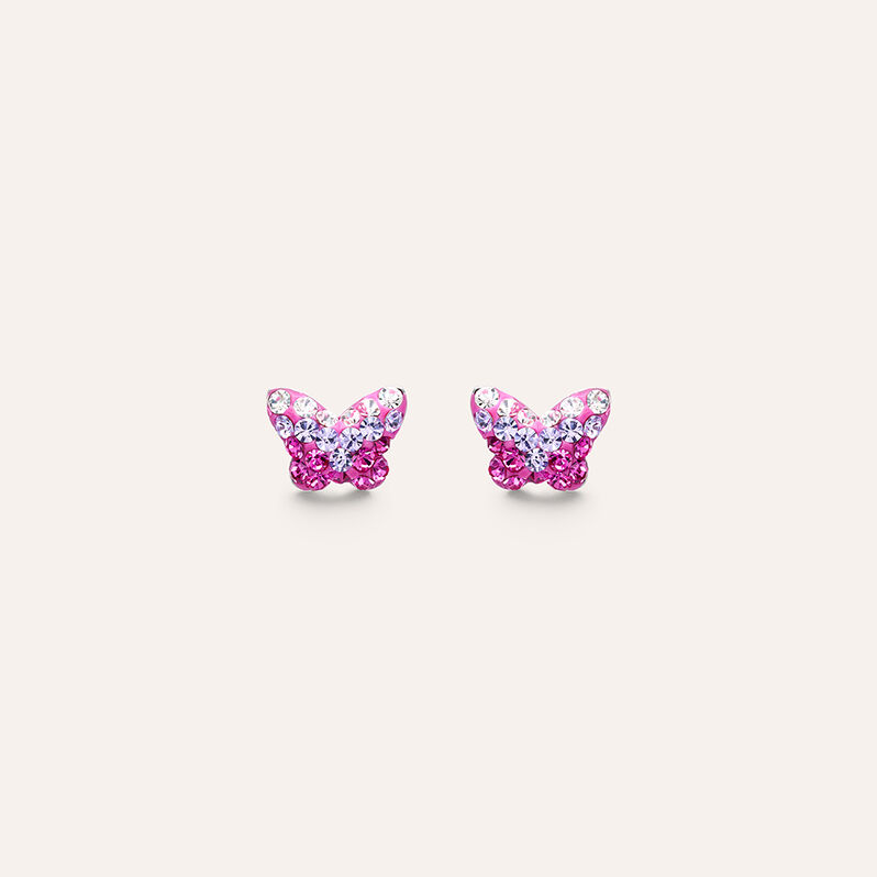 Orecchini Lobo Silver Baby Argento Rodiato Cristallo - Gioielli Bambino | Stroili