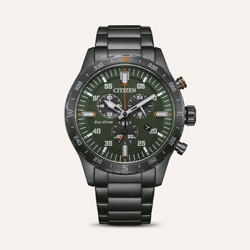 Orologio Eco Drive Citizen Ore Felici At2527-80x - Orologi Cronografo Uomo | Stroili