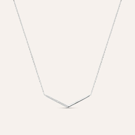 Collana Silver Elegance Argento Rodiato Cubic Zirconia - Collane Donna | Stroili