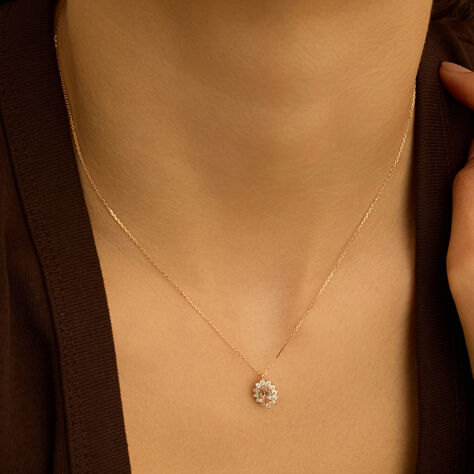 Collana Jasmine Oro Rosa Morganite Diamante - Collane Donna | Stroili