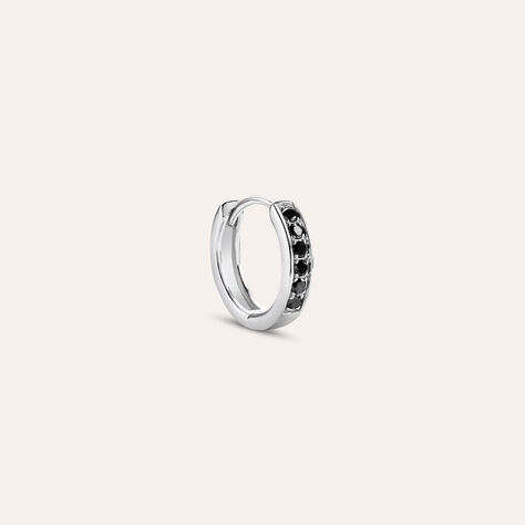 Mono Orecchino A Cerchio L'homme Diamant Oro Bianco Diamante - Mono Orecchino Uomo | Stroili