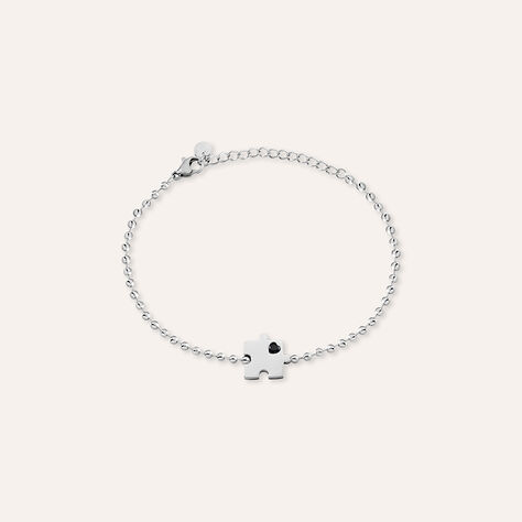 Bracciale Sunrise Acciaio Cristallo - Bracciali con Incisione Unisex | Stroili