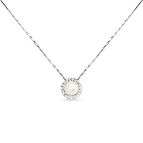 Collana Gabrielle Precious Oro Bianco Perla D'Acqua Dolce Diamante - Collane Donna | Stroili