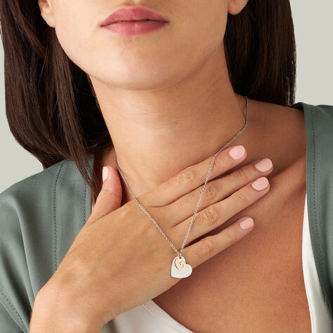 Collana Sunrise Acciaio Bicolore Bianco / Rosa - Collane Donna | Stroili