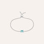 Bracciale Punto Luce Violet Ottone Cristallo