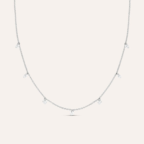 Collana Silver Elegance Argento Rodiato Cubic Zirconia - Collane Donna | Stroili
