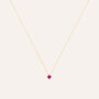 Collana Punto Luce Silver Rainbow Argento Rosa Cubic Zirconia