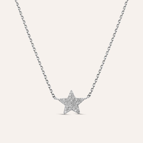 Collana Sophia Oro Bianco Diamante - Collane Donna | Stroili