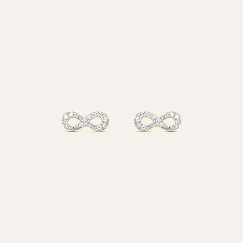 Orecchini Lobo Golden Dream Placcato Oro Giallo Cubic Zirconia - Orecchini a Lobo Donna | Stroili