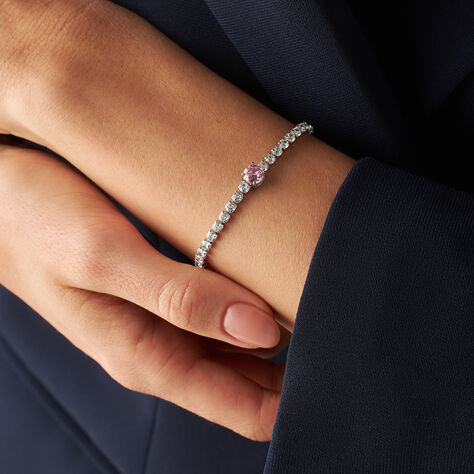 Bracciale Tennis Aura Acciaio Cristallo - Bracciali Tennis Donna | Stroili