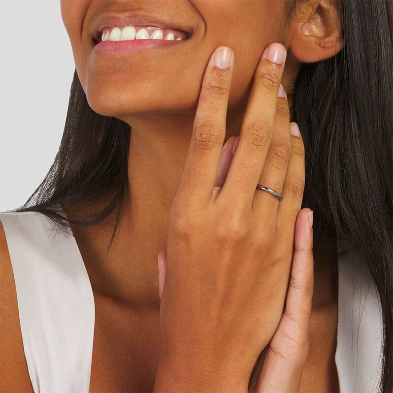 Anello Fedina Moonlight Acciaio - Anelli con Incisione Donna | Stroili