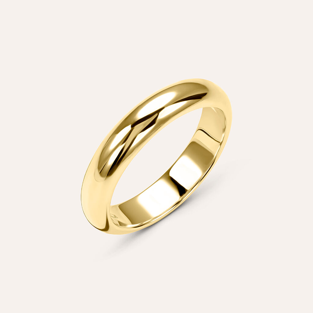 Fede Classica Leggera 4 mm Oro Giallo