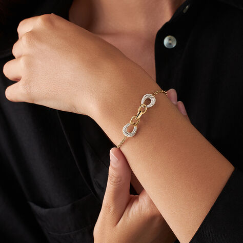Bracciale Aura Acciaio Rosa Cristallo - Bracciali Donna | Stroili