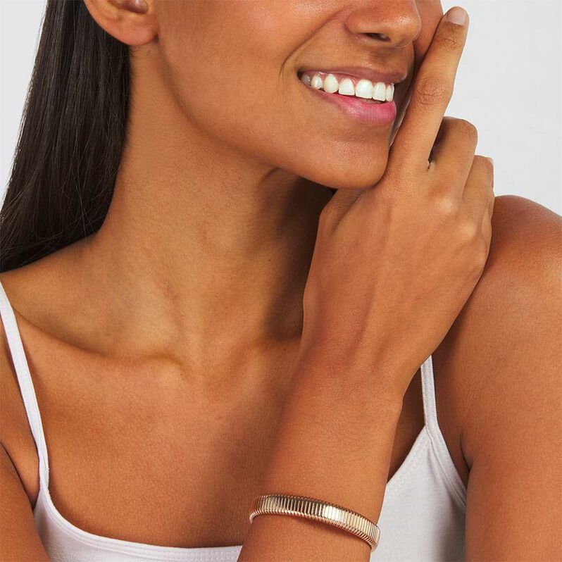 Bangle Sunrise Acciaio Rosa - Bracciali Rigidi Donna | Stroili