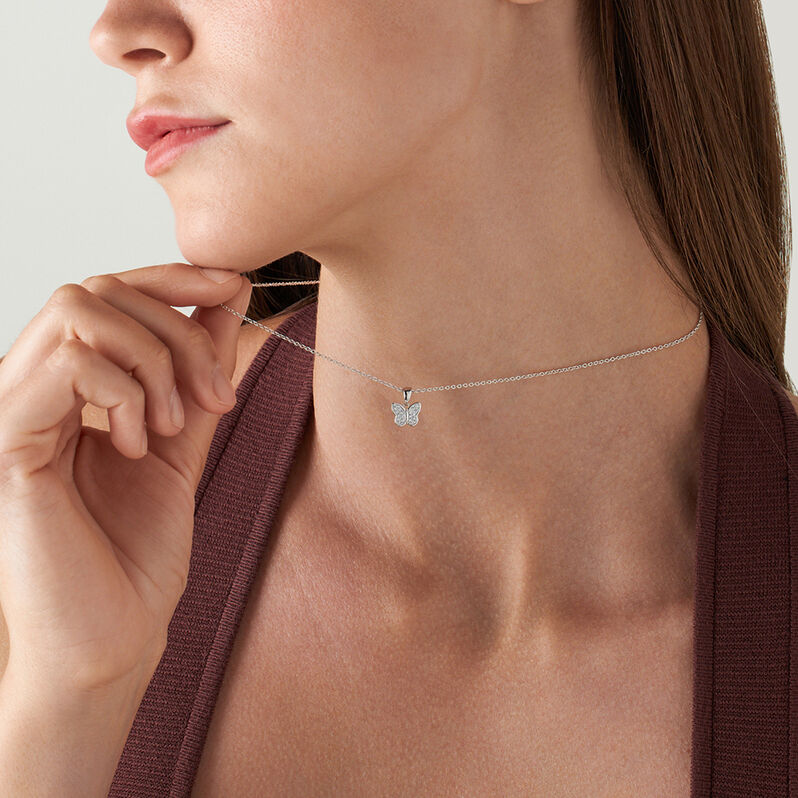 Collana Silver Moments Argento Rodiato Cubic Zirconia - Collane Donna | Stroili