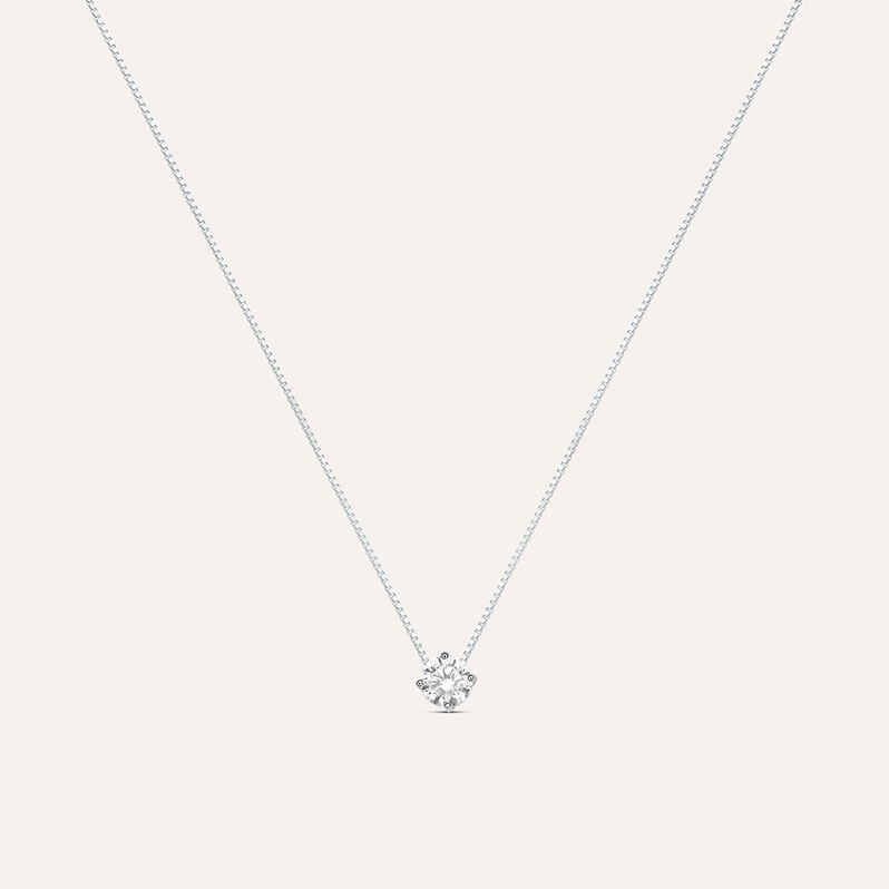Collana Punto Luce Silver Elegance Argento Rodiato Cubic Zirconia - Gioielli Donna | Stroili