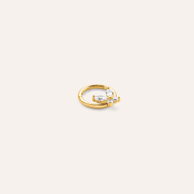 Piercing Orecchio Radiance Titanio Giallo Cubic Zirconia - Gioielli Donna | Stroili