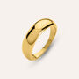 Anello Fascia Radiance Acciaio Dorato