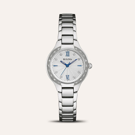 Orologio Al Quarzo Bulova Classic Diamonds 96r208 - Orologi solo Tempo Donna | Stroili
