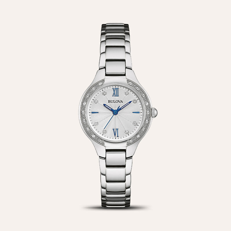 Orologio Al Quarzo Bulova Classic Diamonds 96r208 - Orologi solo Tempo Donna | Stroili