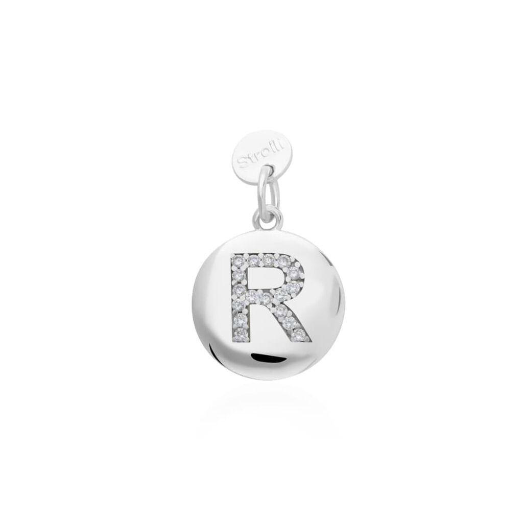 Pendente Love Beats Argento Rodiato Cubic Zirconia